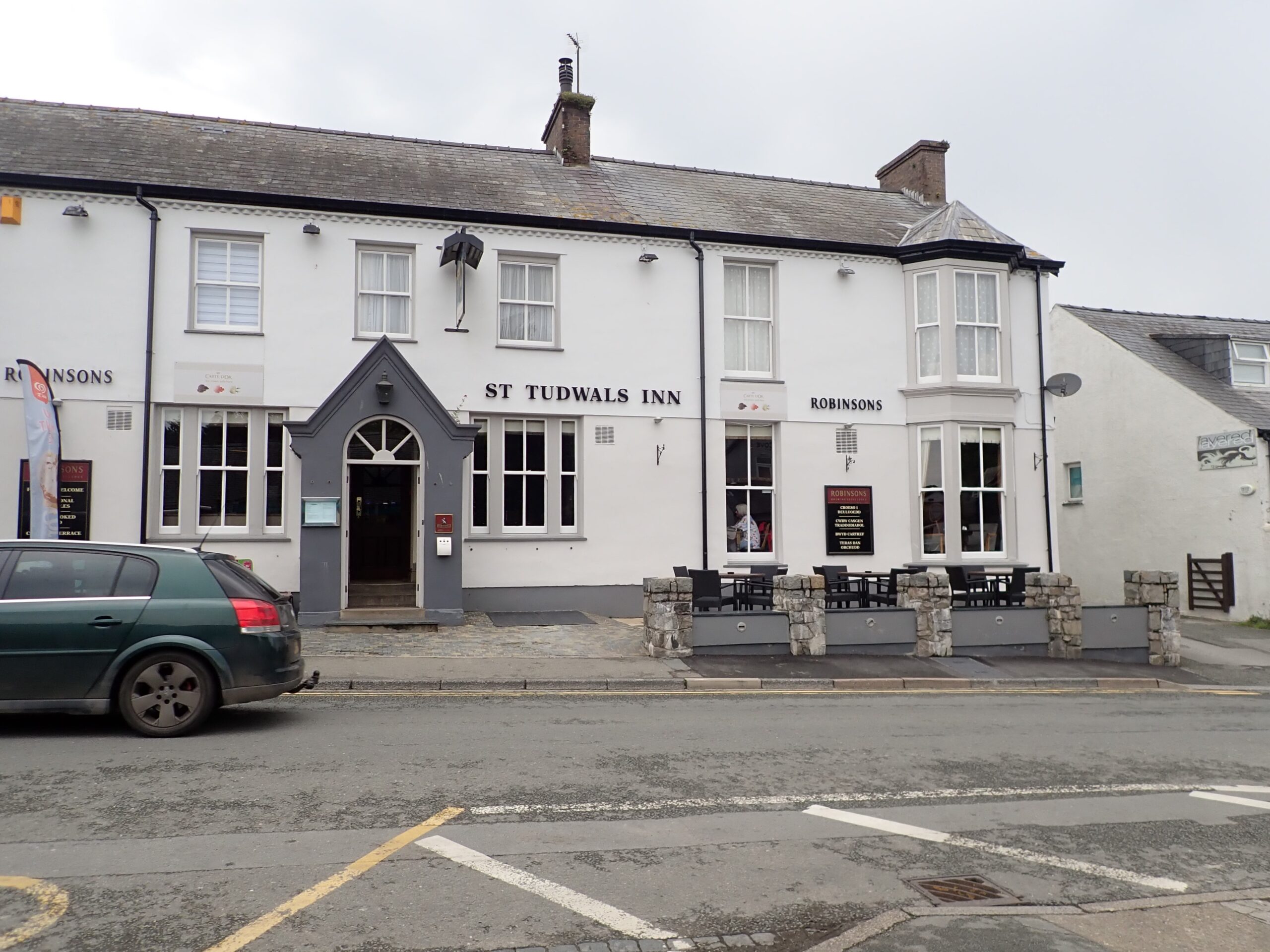 "St Tudwal's Inn building in Abersoch village"